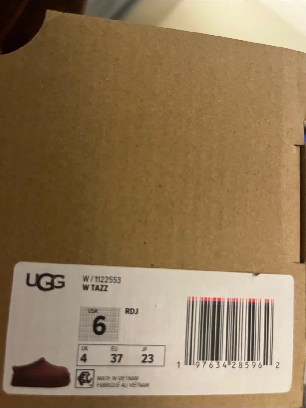 UGG Chestnut Suede Shearling Moccasin Slipper - Picture 5 of 7